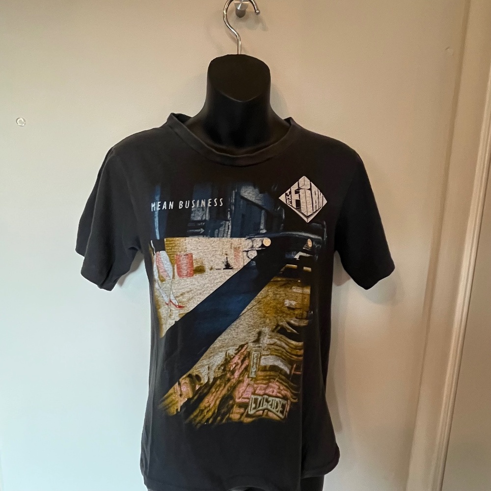 The Firm Mean Business Concert Tour Vtg 1986 Size Medium Tee Shirt Double Sided